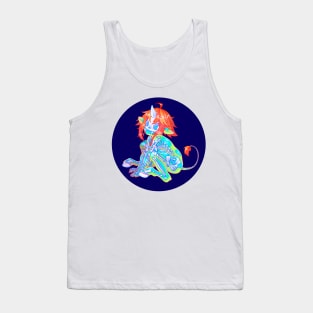 Momo. Lion - unicorn. Tank Top